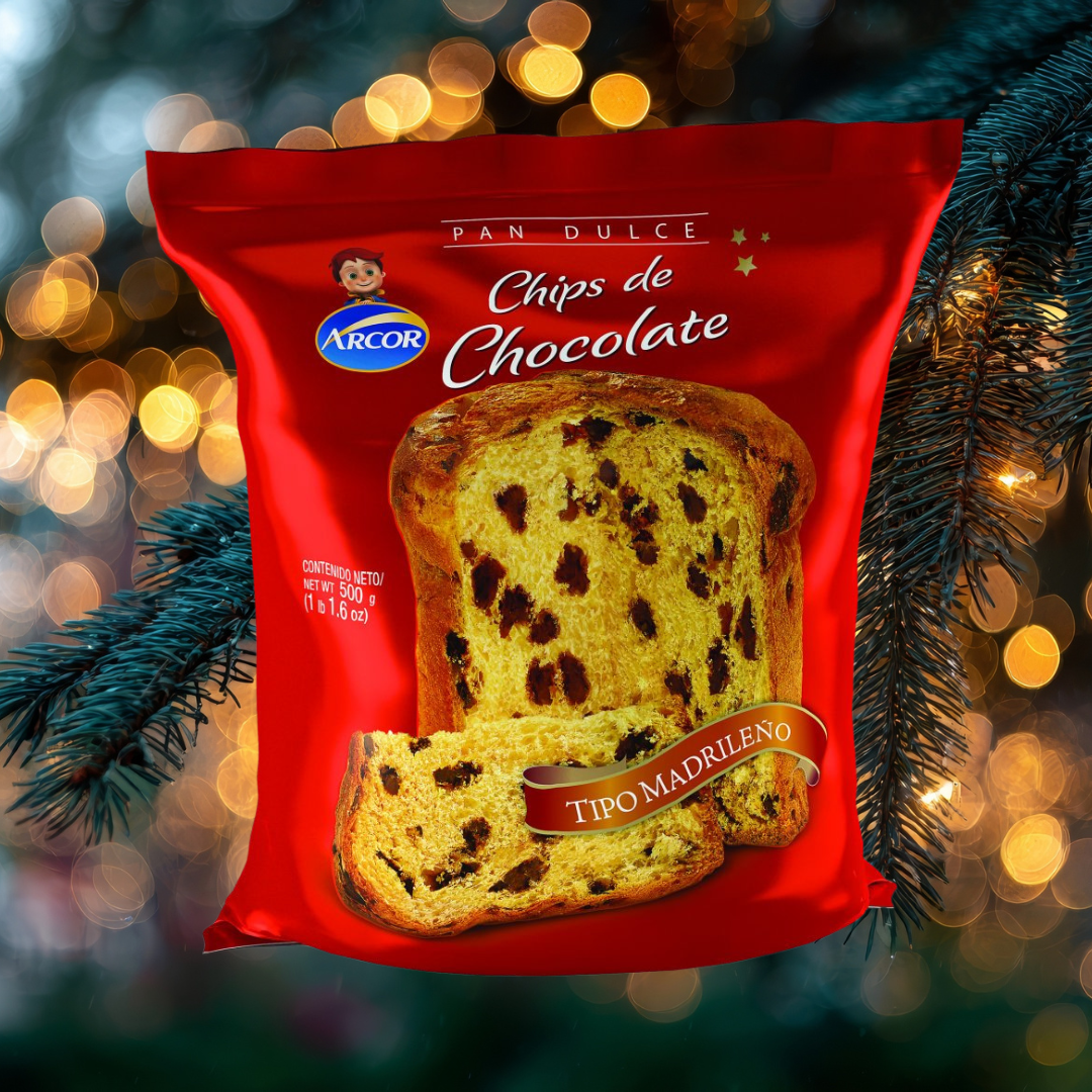Pan Dulce Arcor Chips Chocolate (Chocolate Chip Panettone)