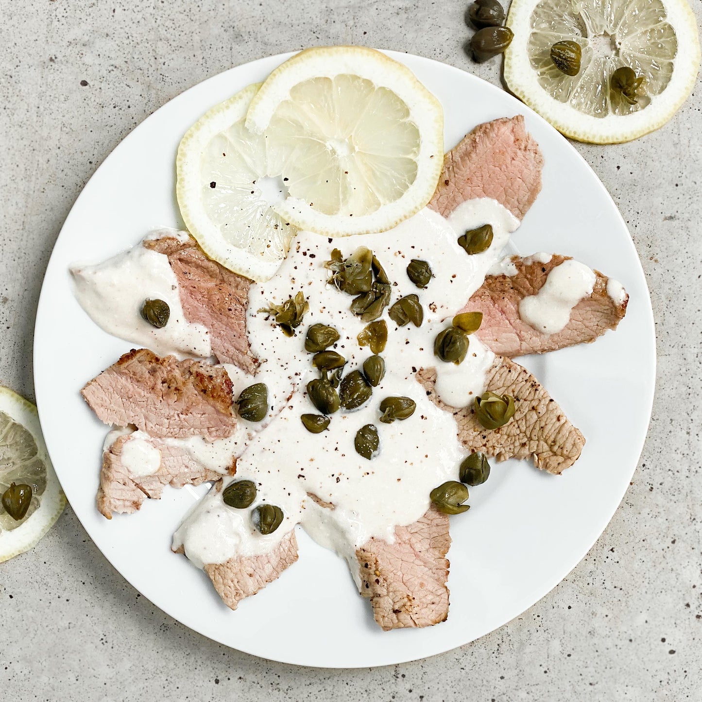 Vitel Toné (Veal in Tuna & Caper Sauce)